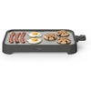 image:imageMartha Stewart 12 x 22 Electric Griddle XL Ceramic NonstickFlat Top Cooking Surface Adjustable Temperature Dial Drip Tray Dishwasher Safe 1500W Fast Even Heating Pancakes amp Eggs Linen CreamCaviar Gray